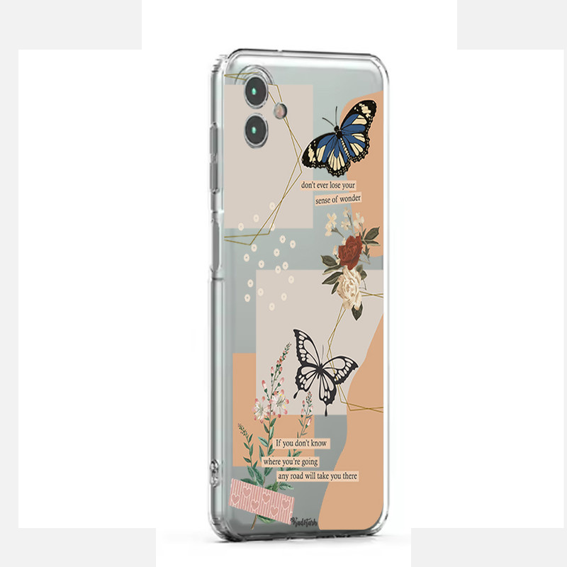 کاور طرح Buttetfly مناسب برای گوشی موبایل سامسونگ Galaxy A06