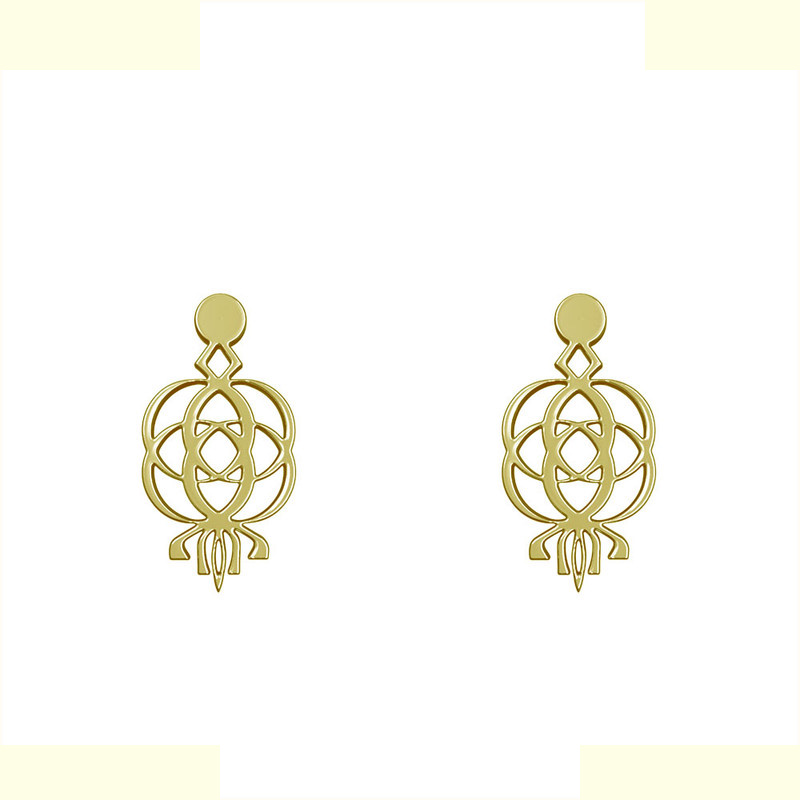 گوشواره طلا 18 عیار زنانه مدوپد مدل هندسی کد GA1-10241 گوشواره طلا 18 عیار زنانه مدوپد مدل هندسی کد GA1-10241