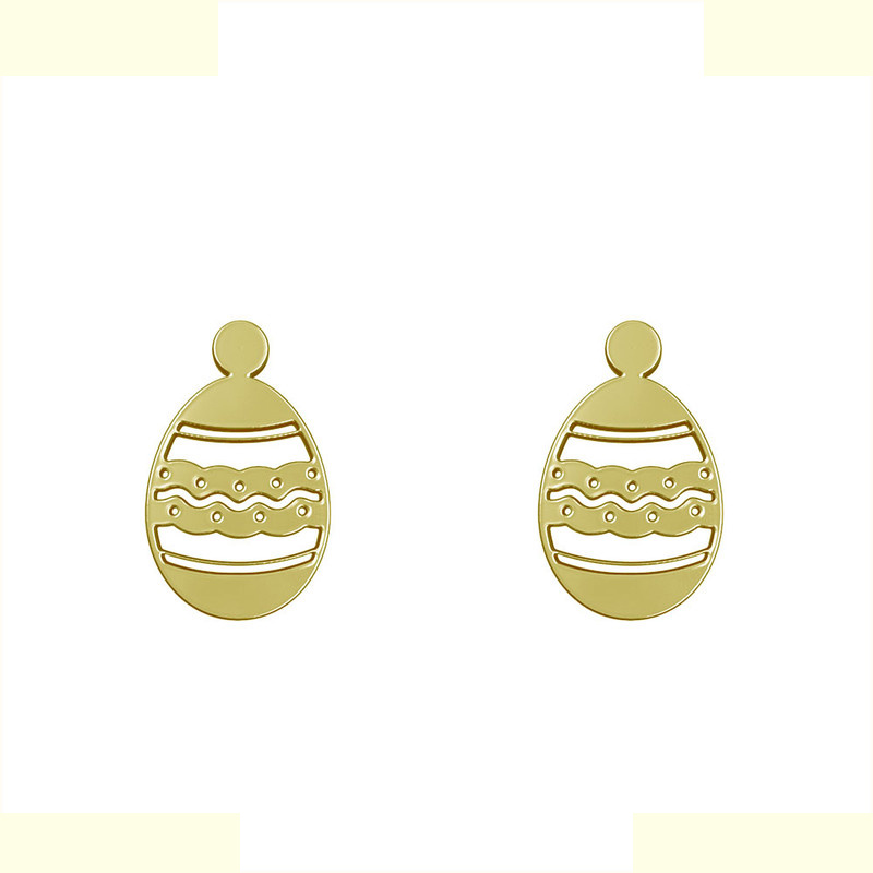 گوشواره طلا 18 عیار زنانه مدوپد مدل تخم مرغ کد GA1-10452 گوشواره طلا 18 عیار زنانه مدوپد مدل تخم مرغ کد GA1-10452