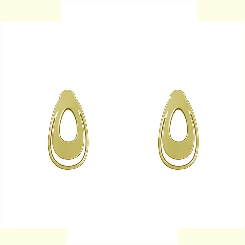 گوشواره طلا 18 عیار زنانه مدوپد مدل اشک کد GA1-10457