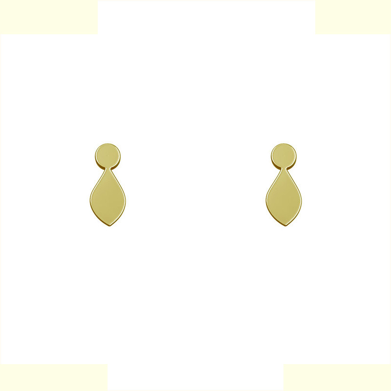 گوشواره طلا 18 عیار زنانه مدوپد مدل اشک کد GA1-11966