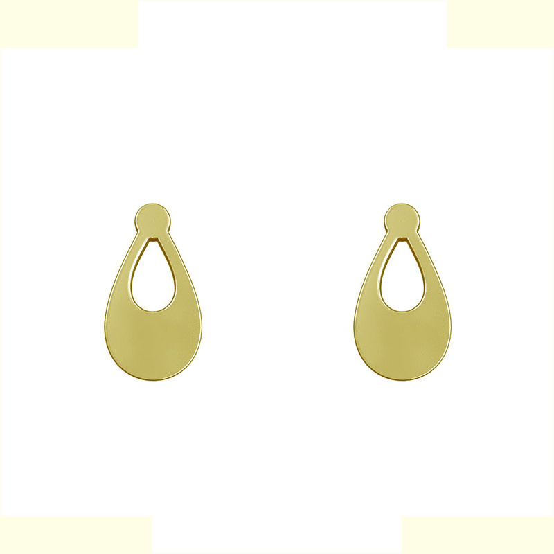 گوشواره طلا 18 عیار زنانه مدوپد مدل اشک کد GA1-11973