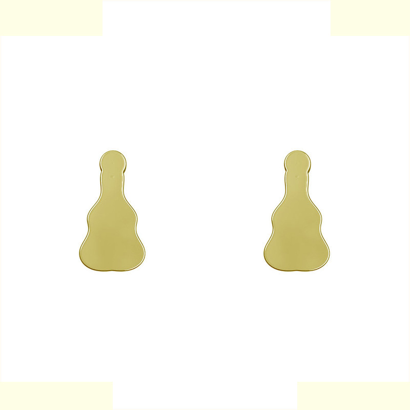 گوشواره طلا 18 عیار زنانه مدوپد مدل کوزه کد GA1-12008