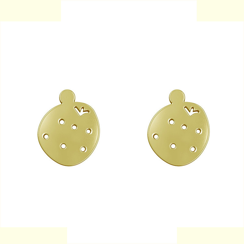 گوشواره طلا 18 عیار زنانه مدوپد مدل دایره کد GA1-12073