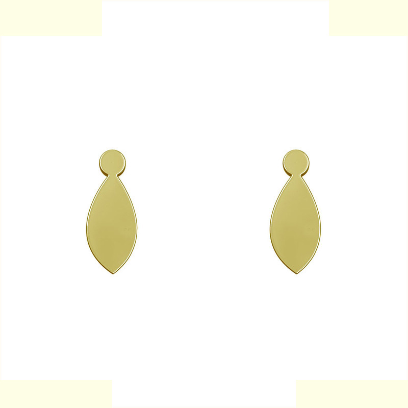 گوشواره طلا 18 عیار زنانه مدوپد مدل اشک کد GA1-12325