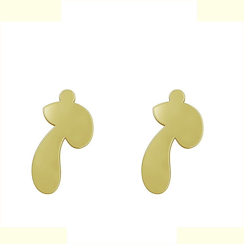 گوشواره طلا 18 عیار زنانه مدوپد مدل قارچ کد GA1-12489