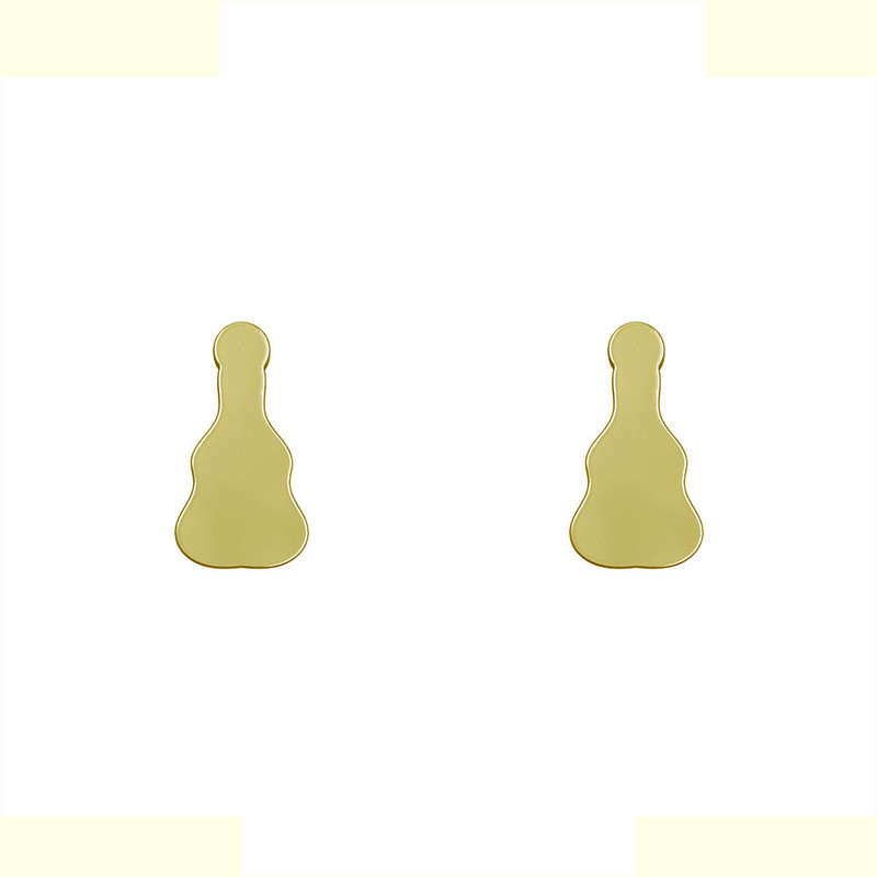 گوشواره طلا 18 عیار زنانه مدوپد مدل کوزه کد GA1-12605