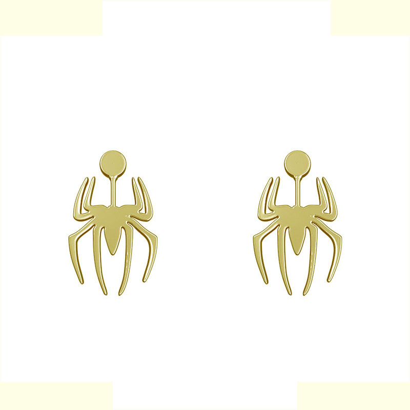 گوشواره طلا 18 عیار زنانه مدوپد مدل عنکبوت کد GA1-13021