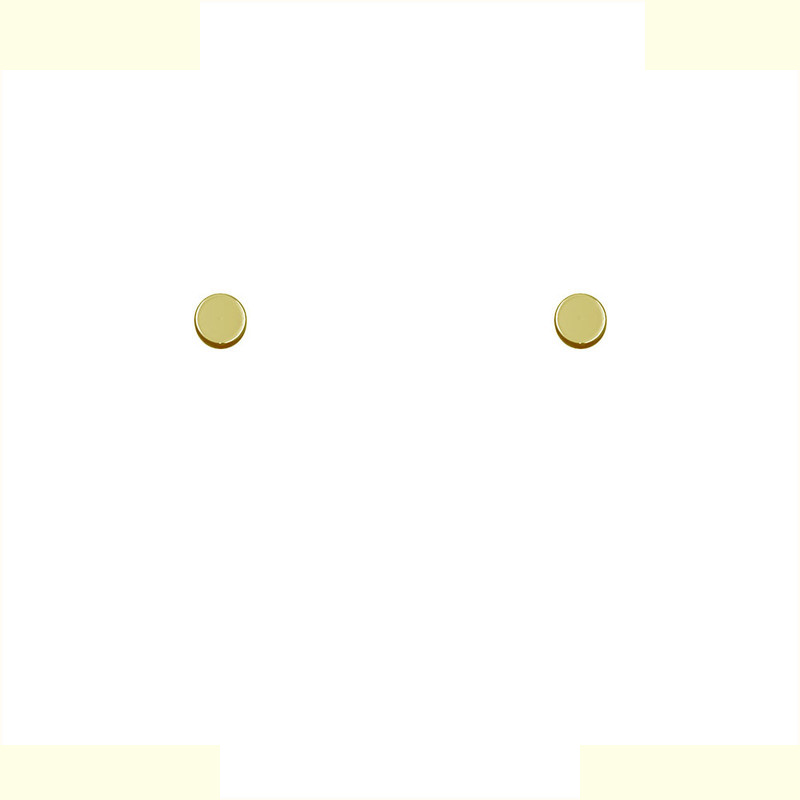 گوشواره طلا 18 عیار زنانه مدوپد مدل قلب کد GA1-13033