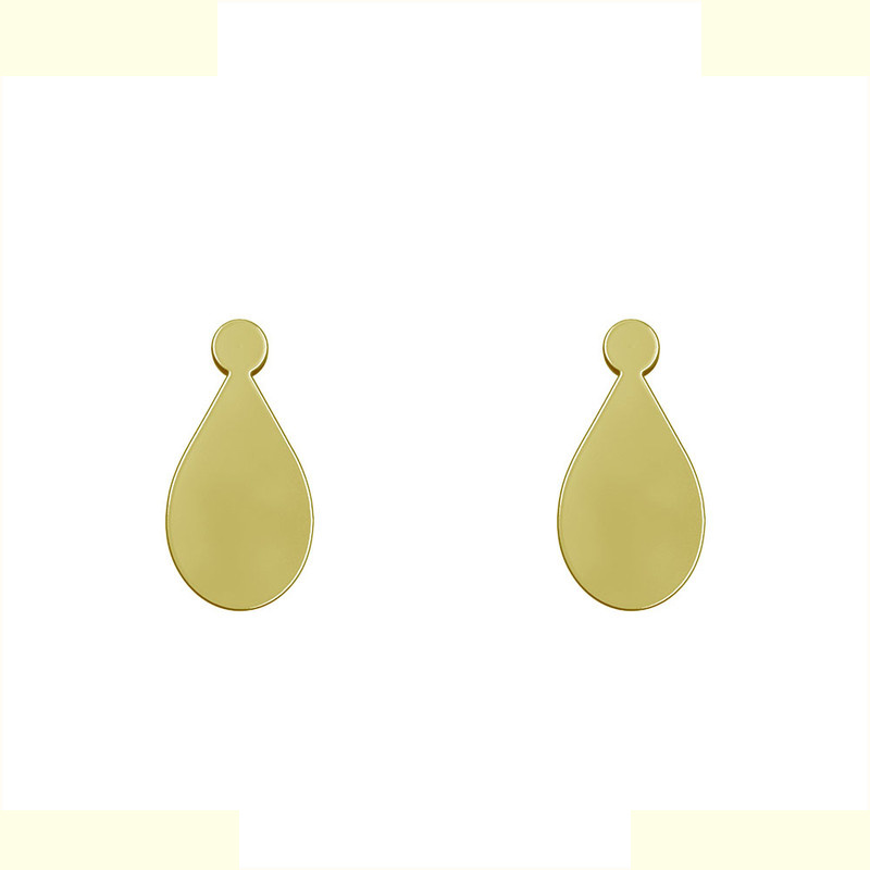 گوشواره طلا 18 عیار زنانه مدوپد مدل اشک کد GA1-13225