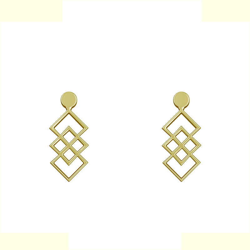 گوشواره طلا 18 عیار زنانه مدوپد مدل اشک کد GA1-13243