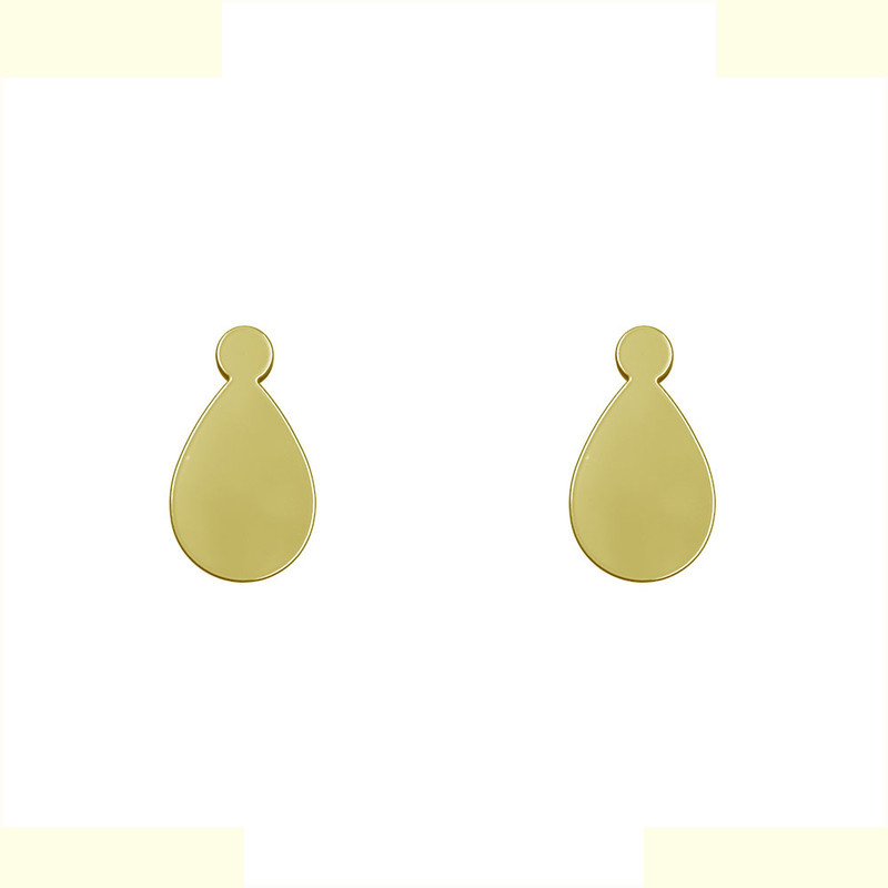 گوشواره طلا 18 عیار زنانه مدوپد مدل اشک کد GA1-13744