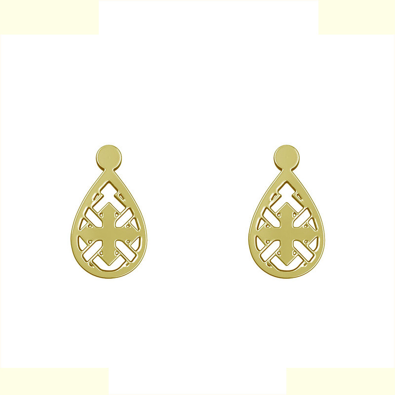 گوشواره طلا 18 عیار زنانه مدوپد مدل هندسی کد GA1-13883 گوشواره طلا 18 عیار زنانه مدوپد مدل هندسی کد GA1-13883