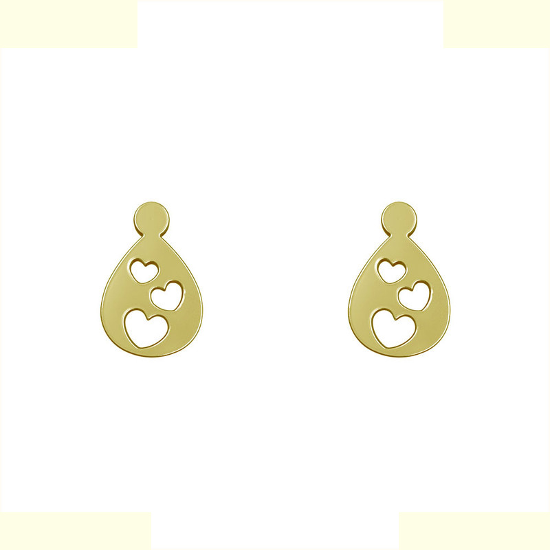 گوشواره طلا 18 عیار زنانه مدوپد مدل قلب کد GA1-14221 گوشواره طلا 18 عیار زنانه مدوپد مدل قلب کد GA1-14221