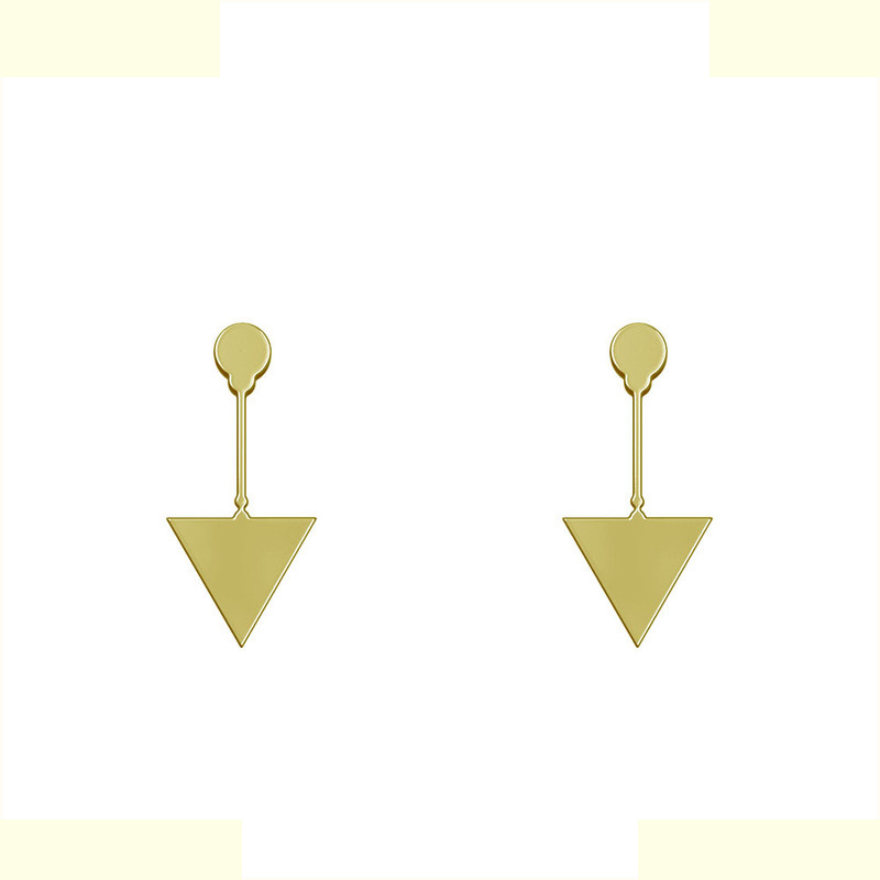 گوشواره طلا 18 عیار زنانه مدوپد مدل مثلث کد GA1-14656 گوشواره طلا 18 عیار زنانه مدوپد مدل مثلث کد GA1-14656