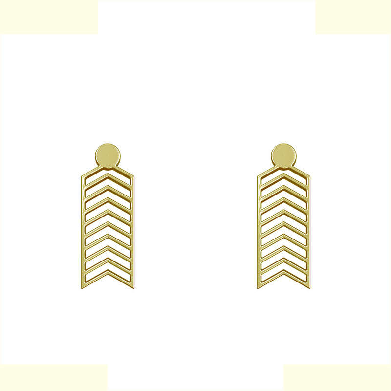 گوشواره طلا 18 عیار زنانه مدوپد مدل هندسی کد GA1-14957 گوشواره طلا 18 عیار زنانه مدوپد مدل هندسی کد GA1-14957