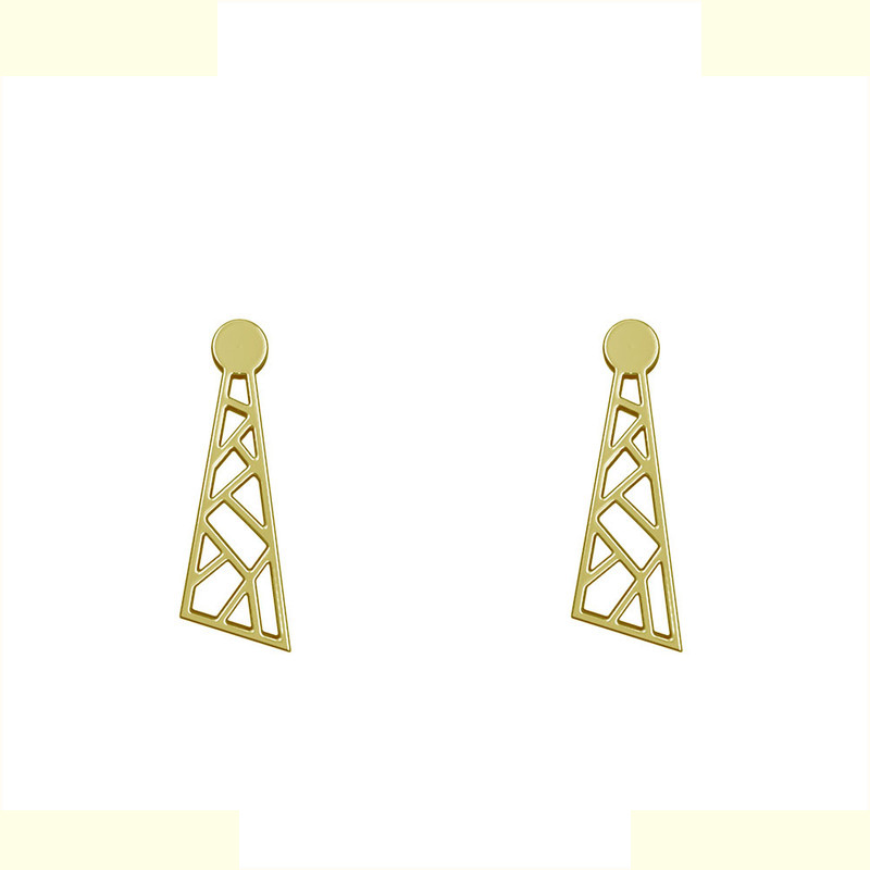 گوشواره طلا 18 عیار زنانه مدوپد مدل هندسی کد GA1-14970 گوشواره طلا 18 عیار زنانه مدوپد مدل هندسی کد GA1-14970