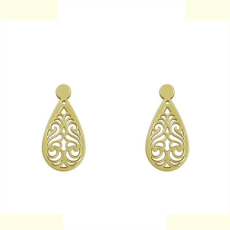 گوشواره طلا 18 عیار زنانه مدوپد مدل هندسی کد GA1-15200 گوشواره طلا 18 عیار زنانه مدوپد مدل هندسی کد GA1-15200