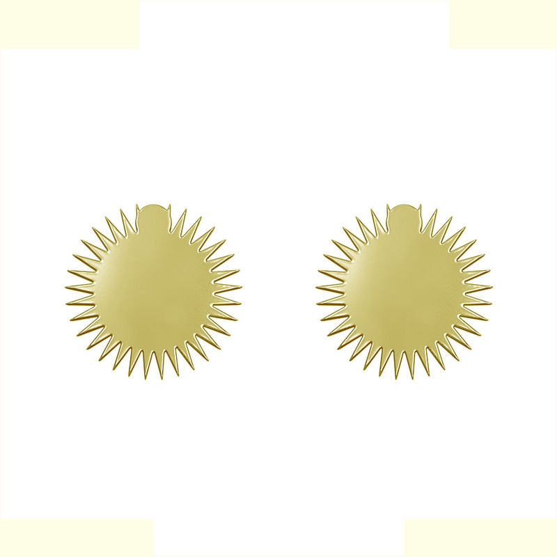 گوشواره طلا 18 عیار زنانه مدوپد مدل ستاره کد GA1-15445