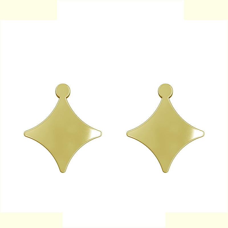 گوشواره طلا 18 عیار زنانه مدوپد مدل ستاره کد GA1-15513