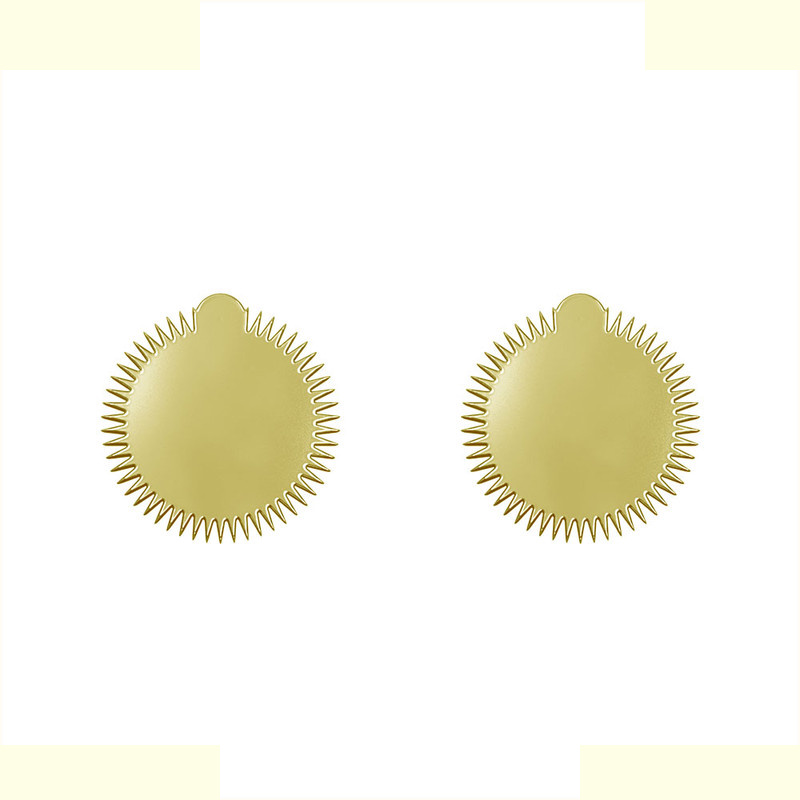 گوشواره طلا 18 عیار زنانه مدوپد مدل ستاره کد GA1-15588