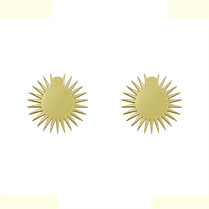 گوشواره طلا 18 عیار زنانه مدوپد مدل ستاره کد GA1-15590