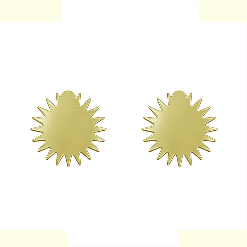 گوشواره طلا 18 عیار زنانه مدوپد مدل ستاره کد GA1-15619