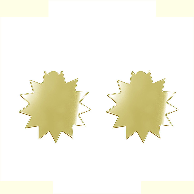 گوشواره طلا 18 عیار زنانه مدوپد مدل ستاره کد GA1-15628