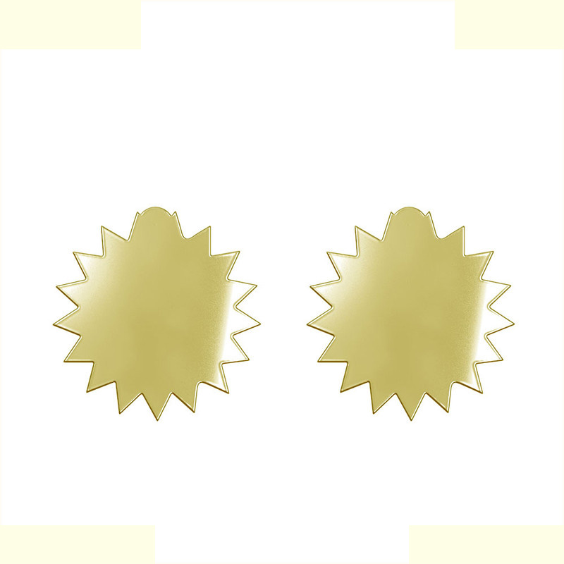 گوشواره طلا 18 عیار زنانه مدوپد مدل ستاره کد GA1-15636