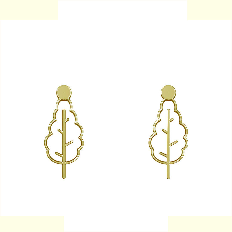 گوشواره طلا 18 عیار زنانه مدوپد مدل درخت کد GA1-15741