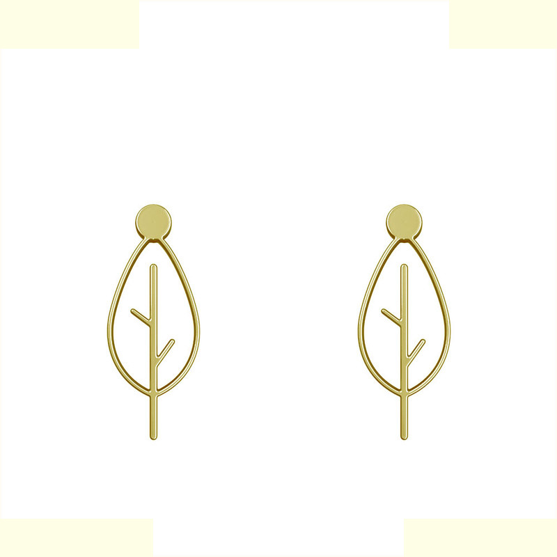 گوشواره طلا 18 عیار زنانه مدوپد مدل درخت کد GA1-15742