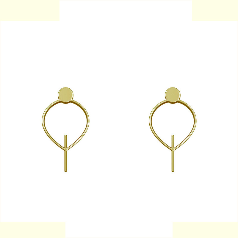 گوشواره طلا 18 عیار زنانه مدوپد مدل درخت کد GA1-15783