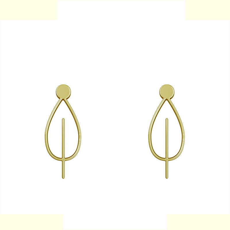 گوشواره طلا 18 عیار زنانه مدوپد مدل درخت کد GA1-15839