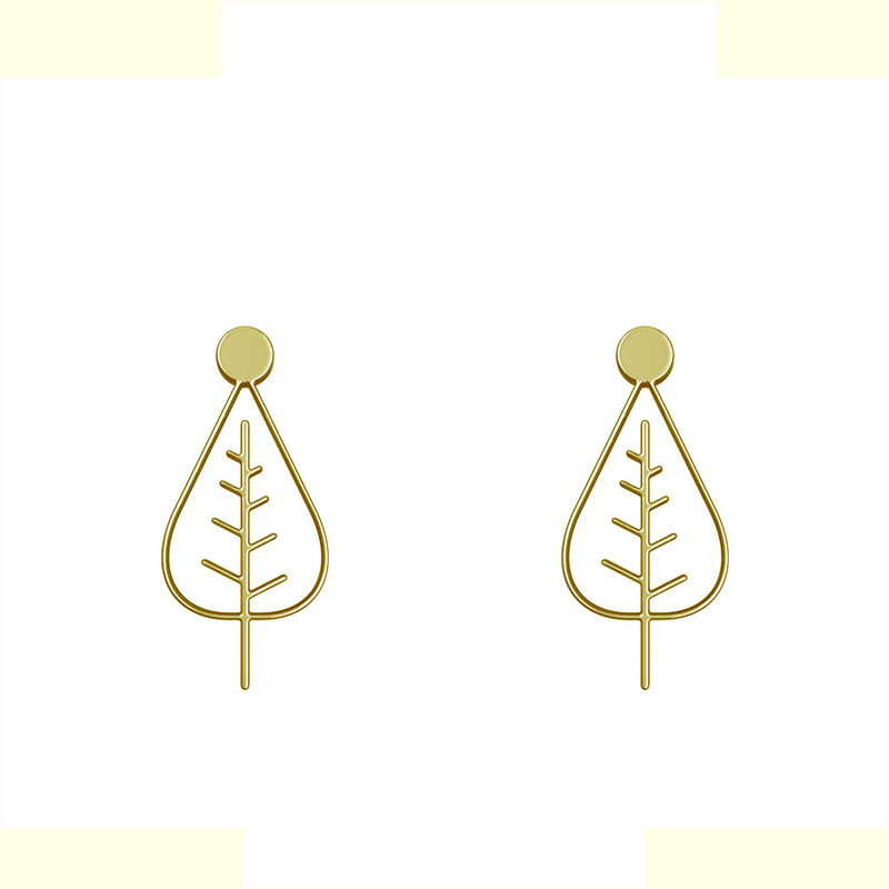 گوشواره طلا 18 عیار زنانه مدوپد مدل درخت کد GA1-15842