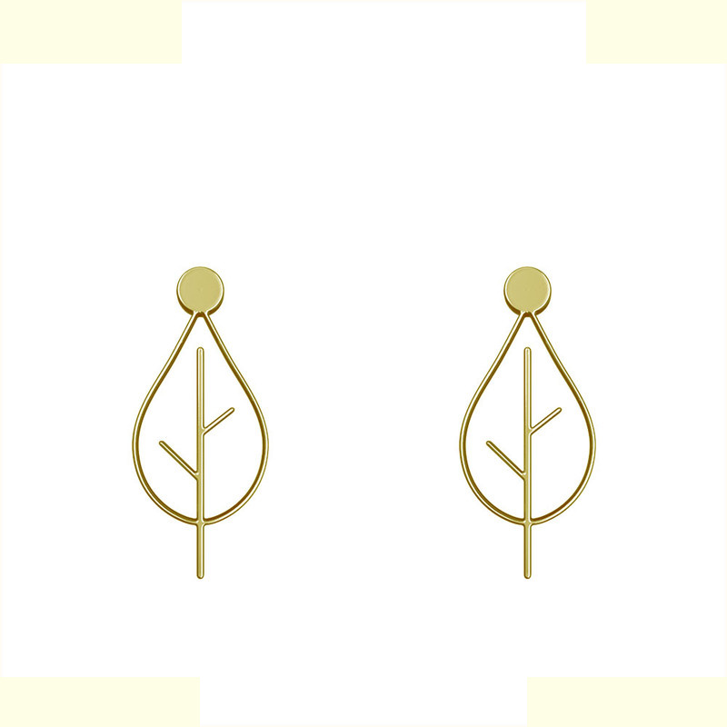 گوشواره طلا 18 عیار زنانه مدوپد مدل درخت کد GA1-15849