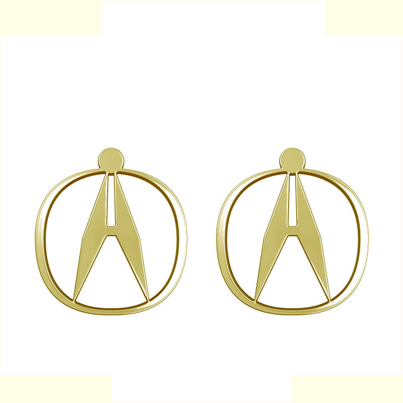 گوشواره طلا 18 عیار زنانه مدوپد مدل آکورا کد GA1-16220