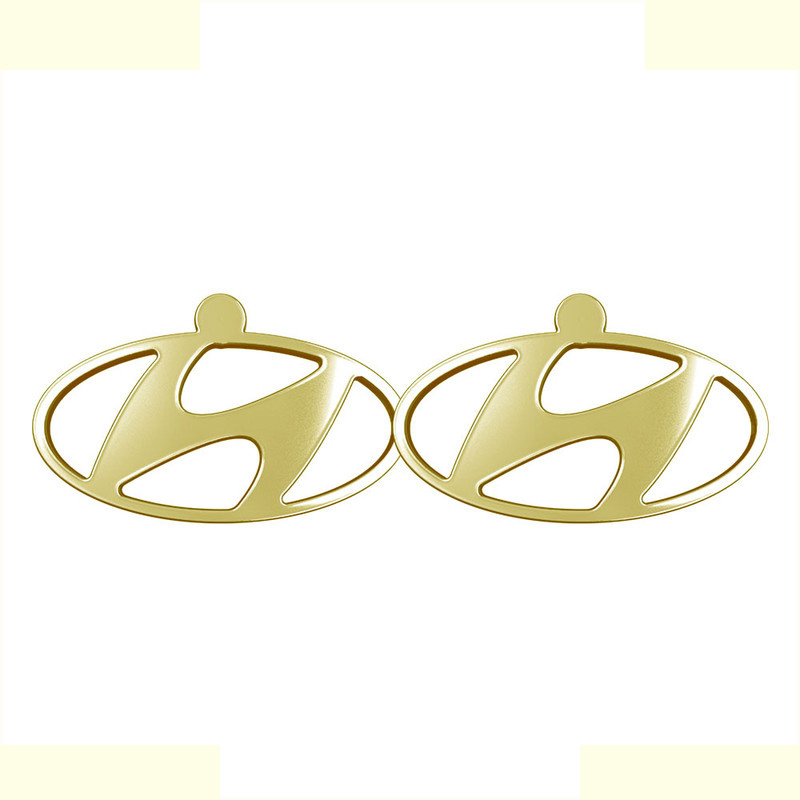 گوشواره طلا 18 عیار زنانه مدوپد مدل هیوندای کد GA1-16224