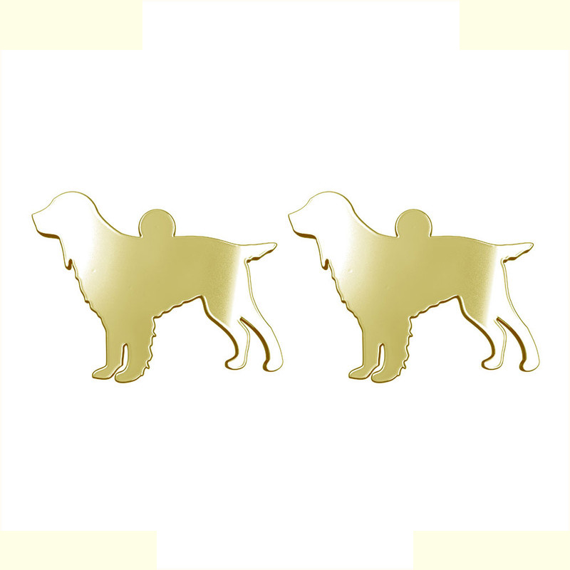 گوشواره طلا 18 عیار زنانه مدوپد مدل سگ کد GA1-16473