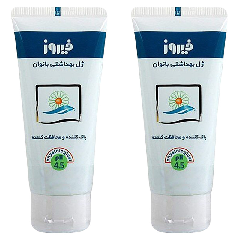 ژل بهداشتی بانوان فیروز مدل A12 حجم 150 میلی لیتر بسته 2 عددی