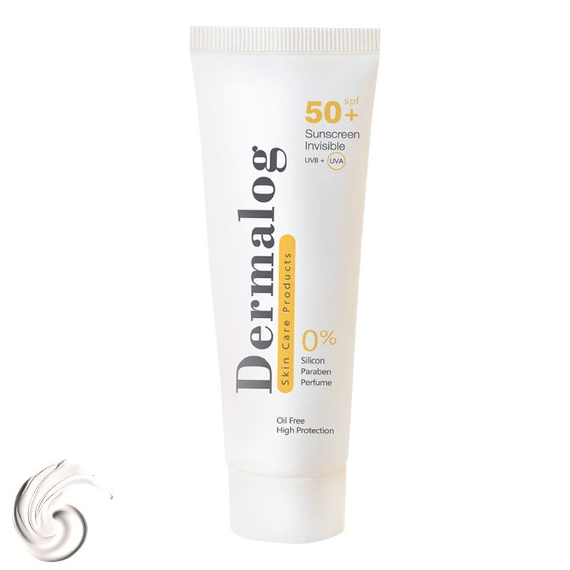 کرم ضدآفتاب درمالوگ مدل Invisible، حجم 50 میلیلیتر