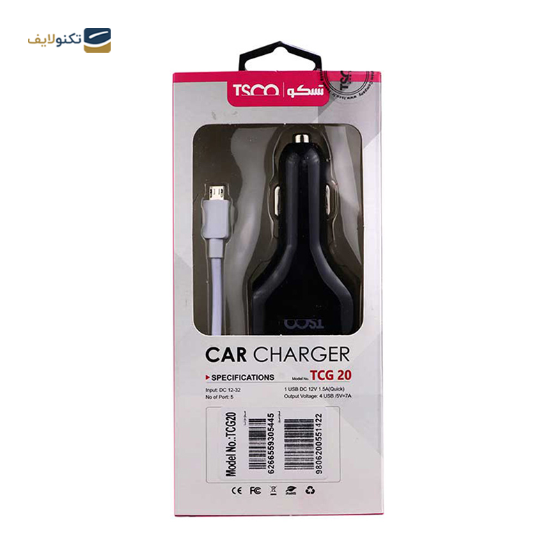 gallery-شارژر فندکی تسکو مدل TCG 39 همراه با کابل تایپ سی copy.png