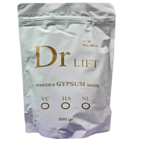 ماسک صورت دکتر لیفت مدل گچی خاک رس وزن 500 گرم ماسک صورت دکتر لیفت مدل گچی خاک رس وزن 500 گرم