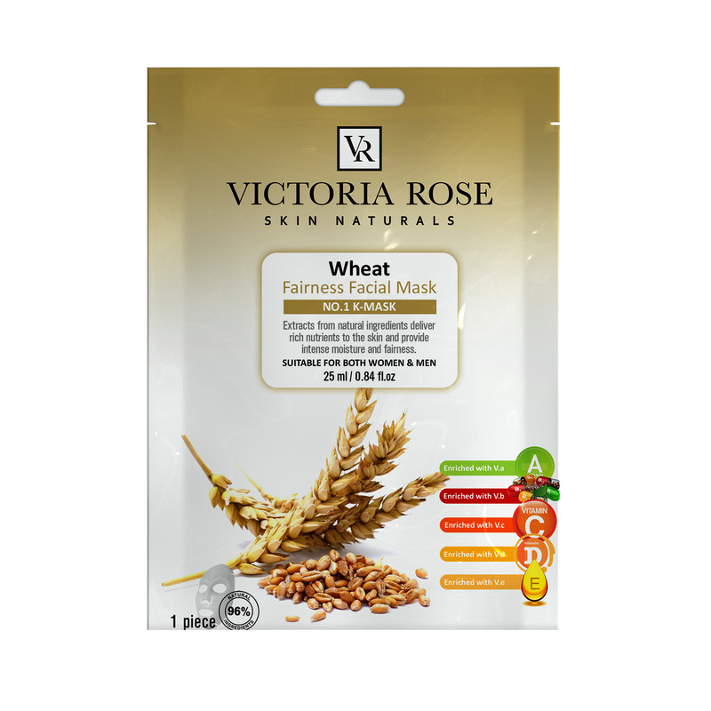 ماسک صورت ویکتوریا رز مدل Wheat حجم 25 میلی لیتر بسته 5 عددی