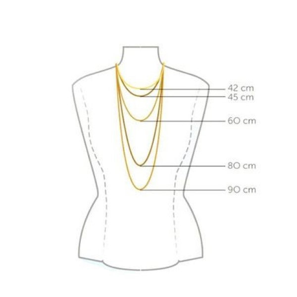 گردنبند طلا 18 عیار زنانه مدوپد مدل حرف M کد RR2-1-1269