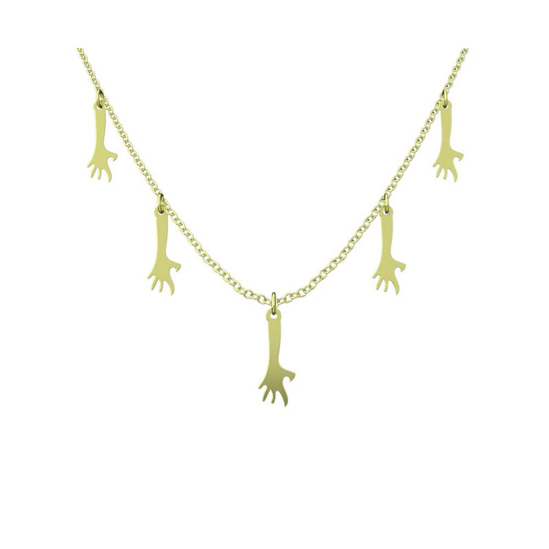 گردنبند طلا 18 عیار زنانه مدوپد مدل هالووین کد RNA18012