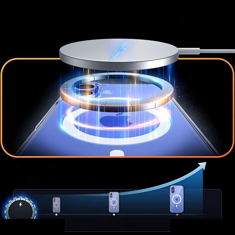 کاور مسیر مدل Clear Magnetic Magsafe مناسب برای گوشی موبایل اپل Iphone 16