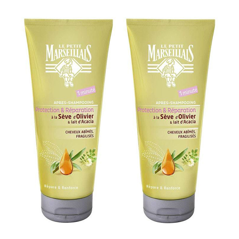 نرم کننده مو ال پی ام مدل Protection and Reparation حجم 200 میلی لیتر مجموعه 2 عددی