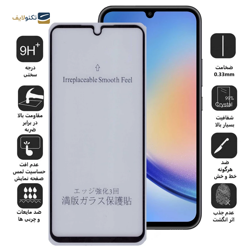 gallery-گلس گوشی سامسونگ Galaxy A54 بوف مات مدل 5D-Matte-G copy.png