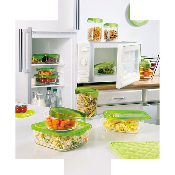 ست ظروف مستطیل 3 پارچه لومینارک دردار کد G4053