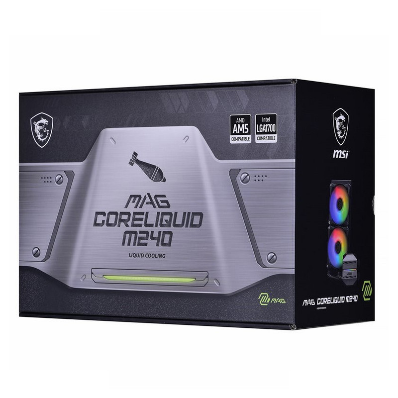 خنک کننده آبی ام اس آی مدل MAG CORELIQUID M240 خنک کننده آبی ام اس آی مدل MAG CORELIQUID M240